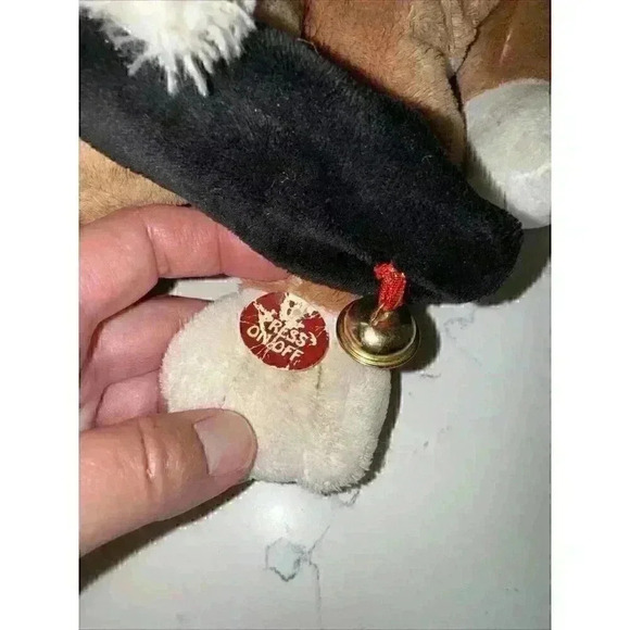 Rare Dan Dee Christmas Animated Plush Hound Dog Sings Jingle Bells And Moves - Picture 4 of 11